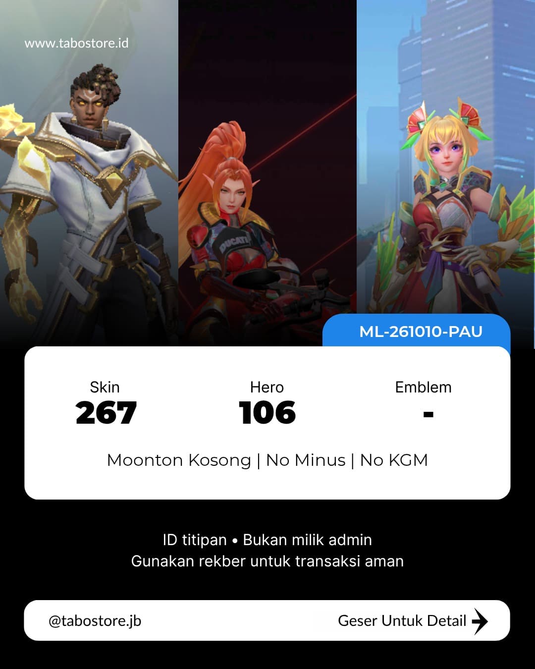 106 Hero 267 Skin