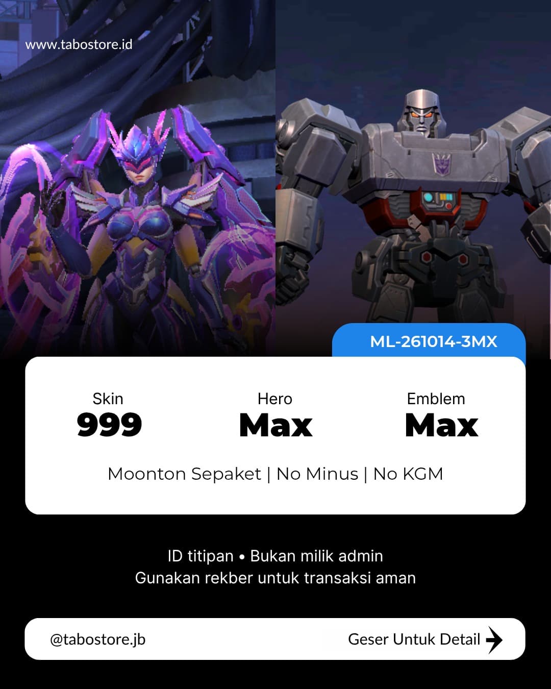 Max Hero 999 Skin