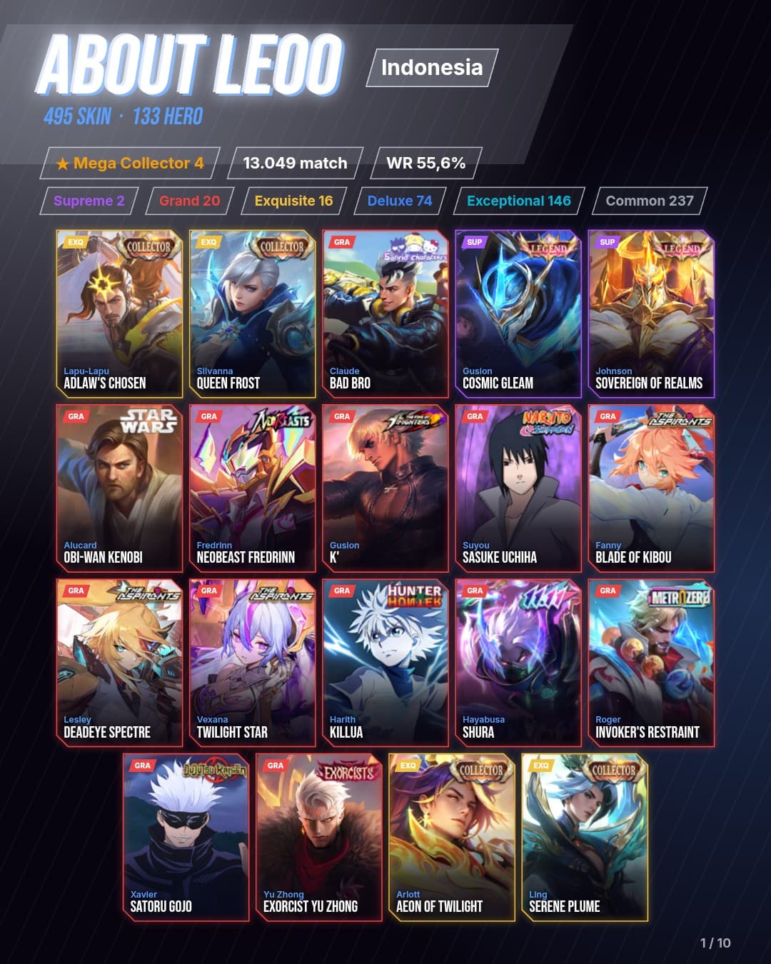 133 Hero 495 Skin