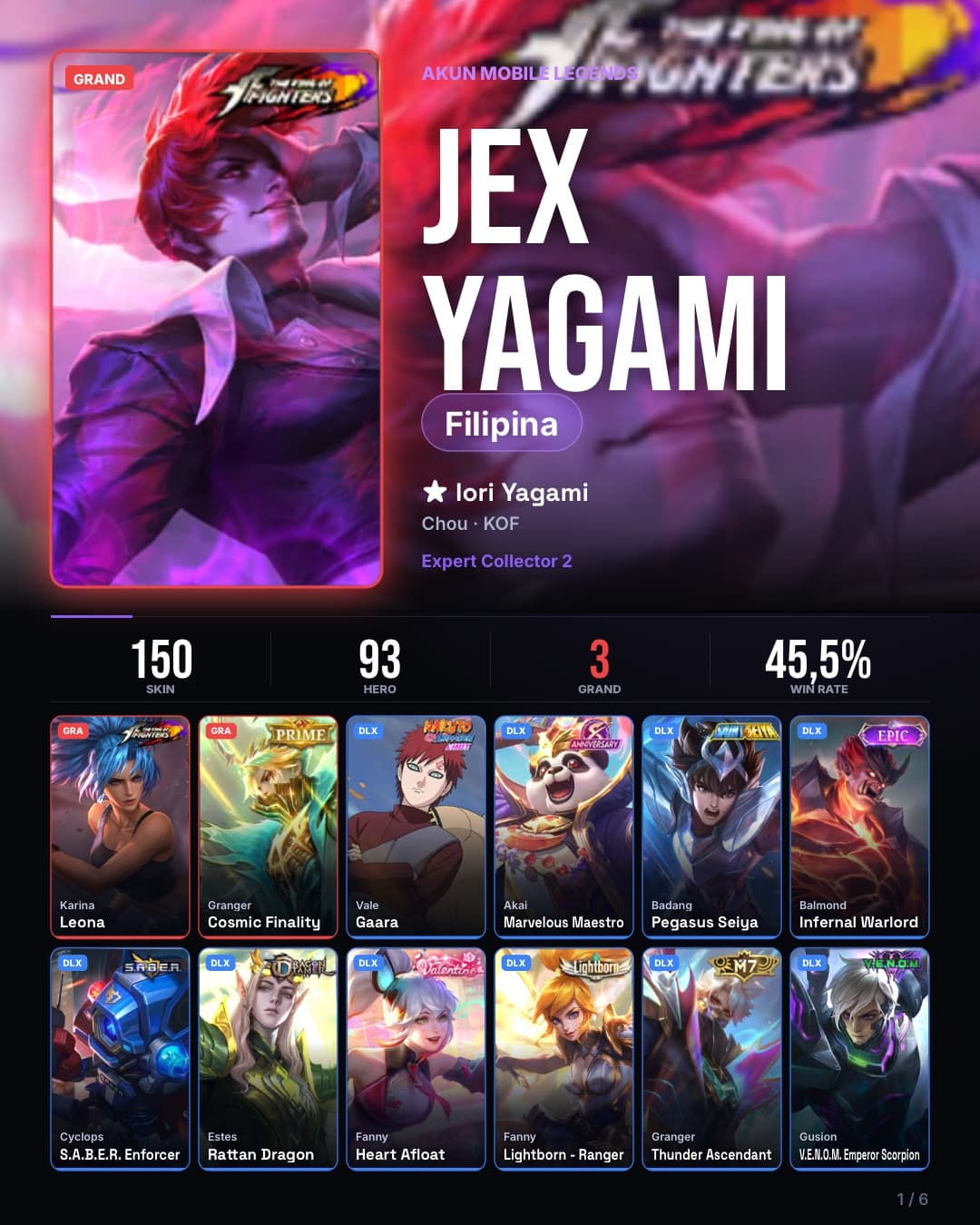 93 Hero 150 Skin