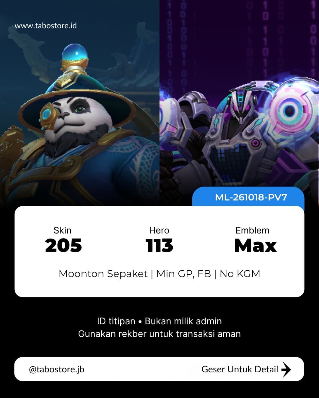 113 Hero 205 Skin