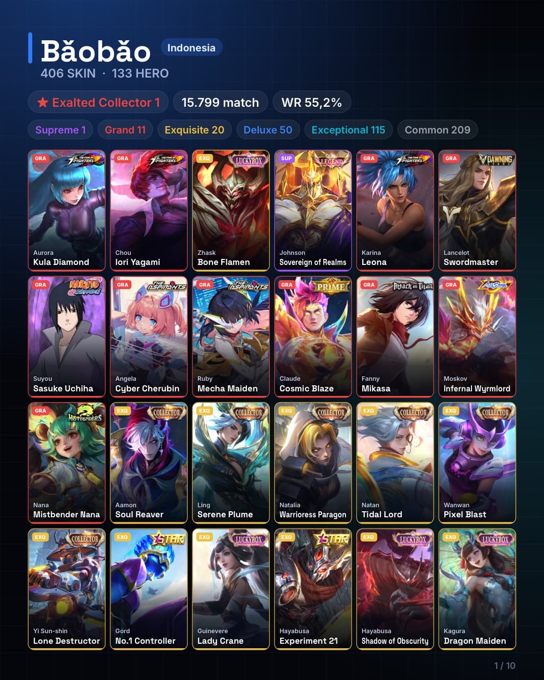 133 Hero 406 Skin