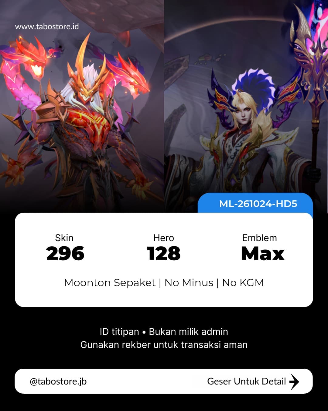 128 Hero 296 Skin