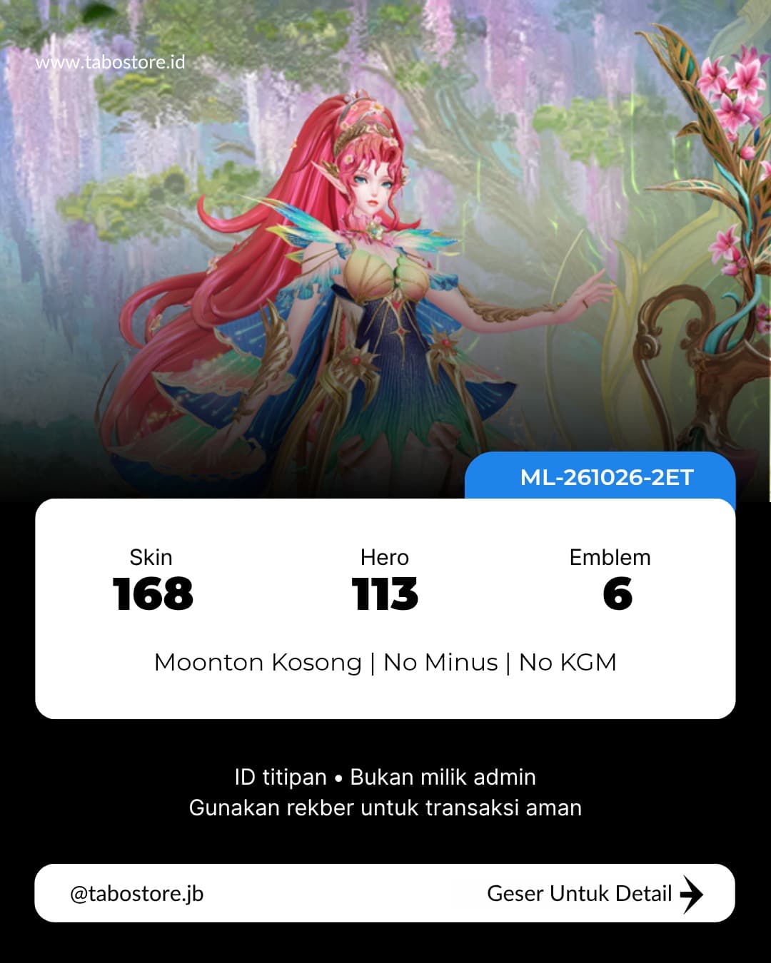 113 Hero 168 Skin