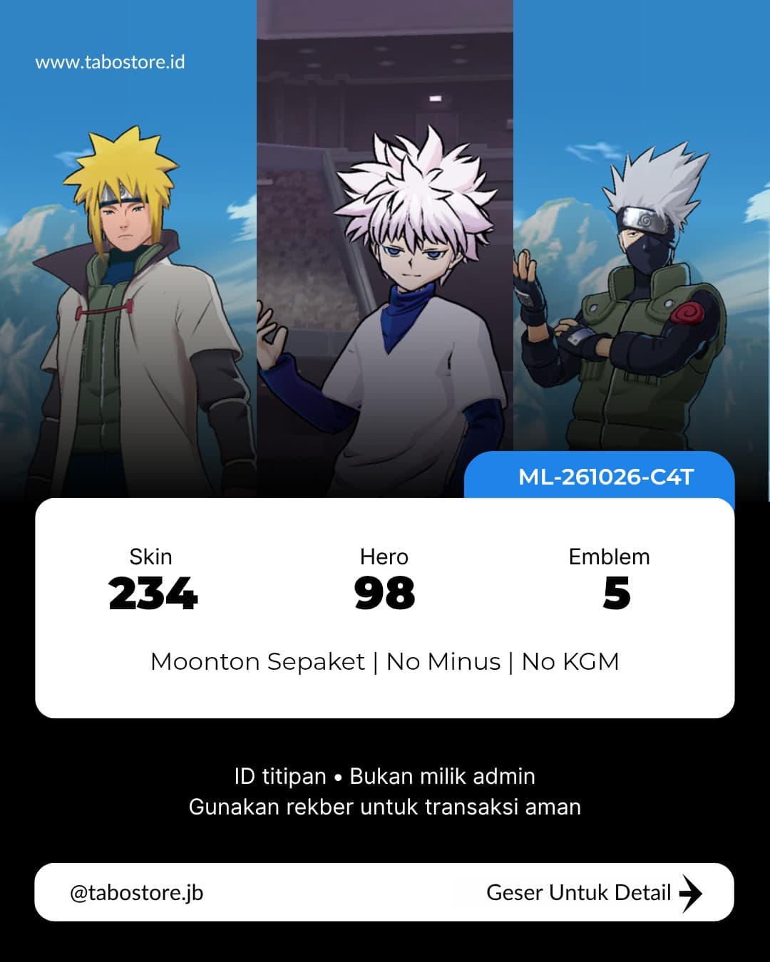 98 Hero 234 Skin