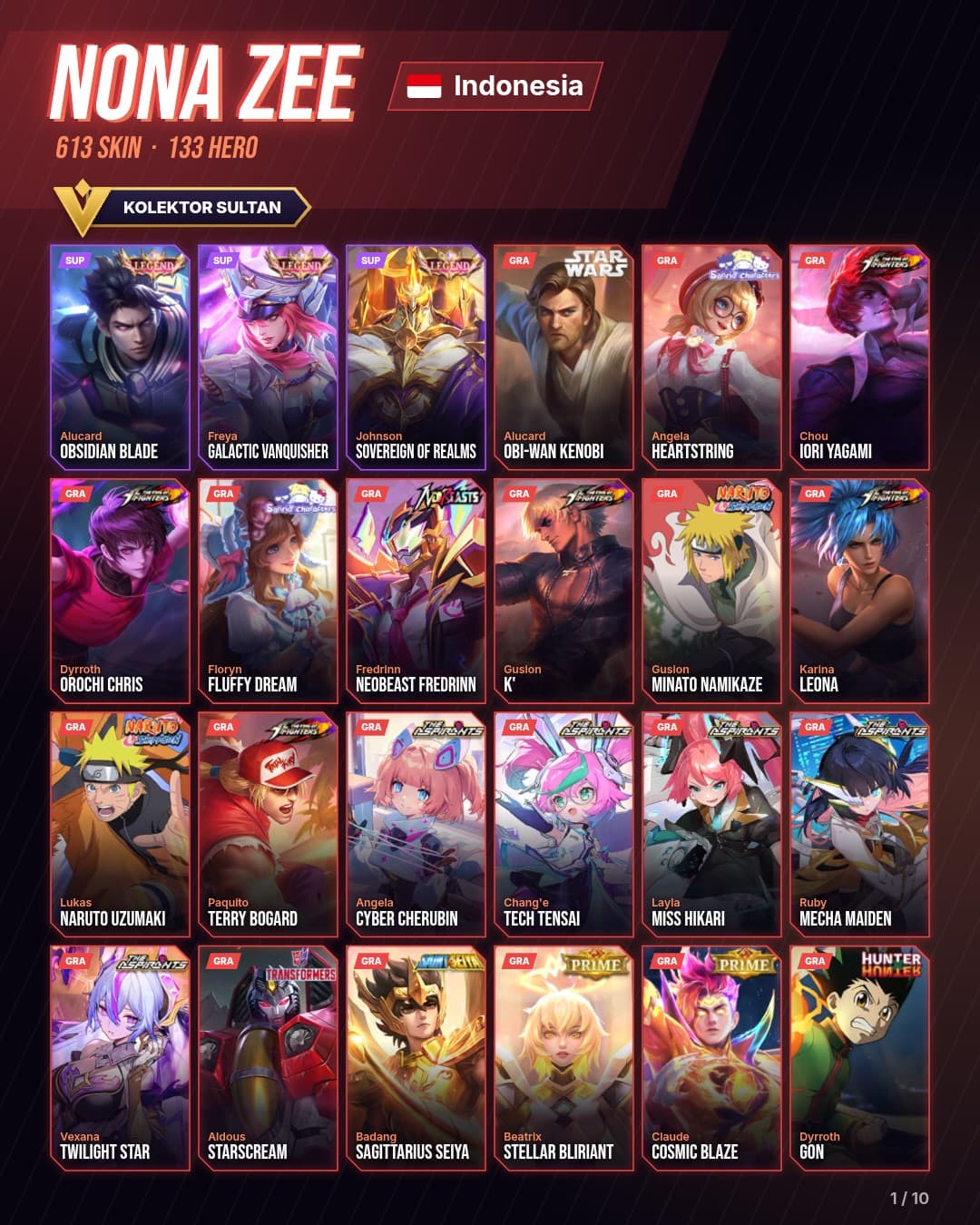 133 Hero 613 Skin