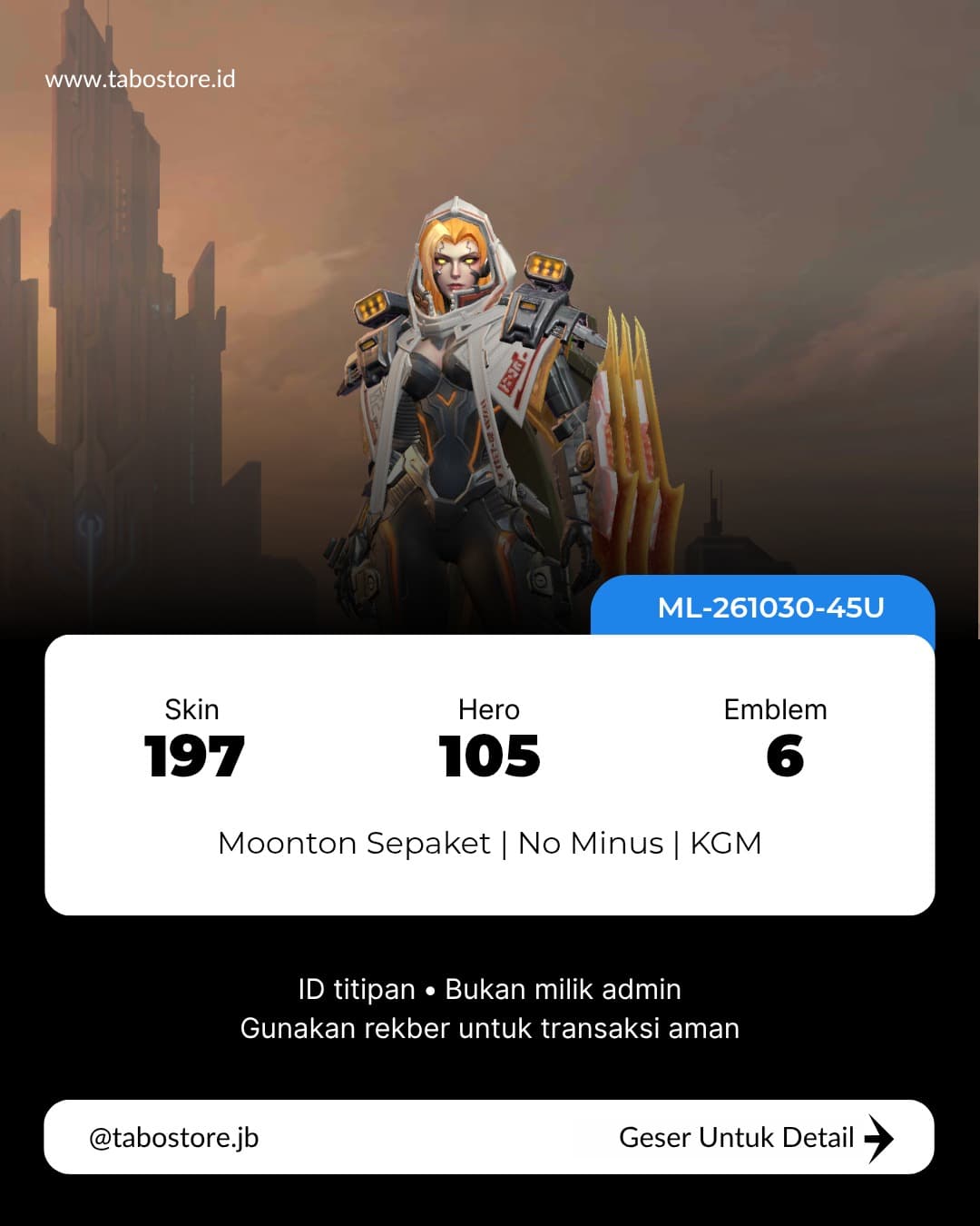 105 Hero 197 Skin