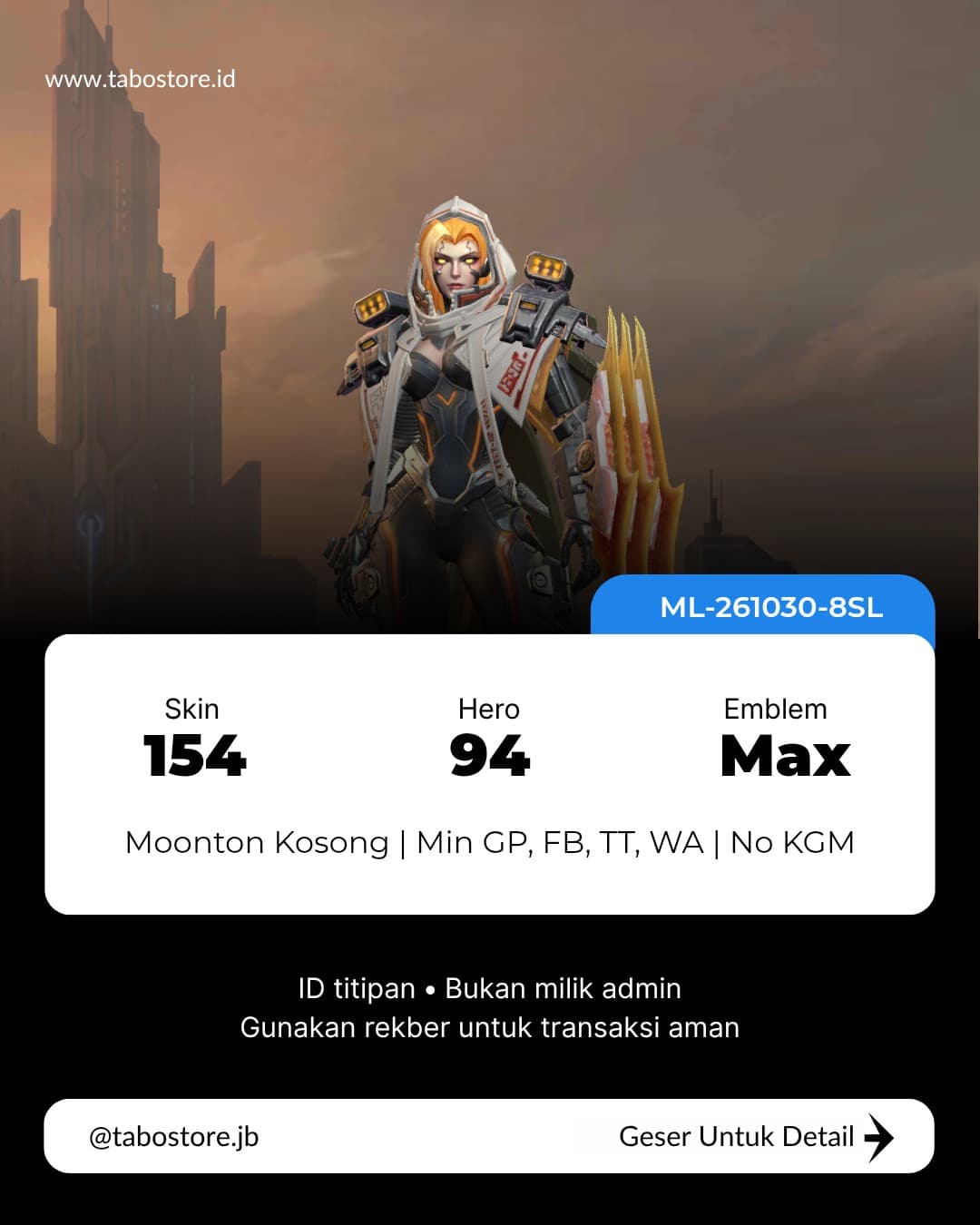 94 Hero 154 Skin