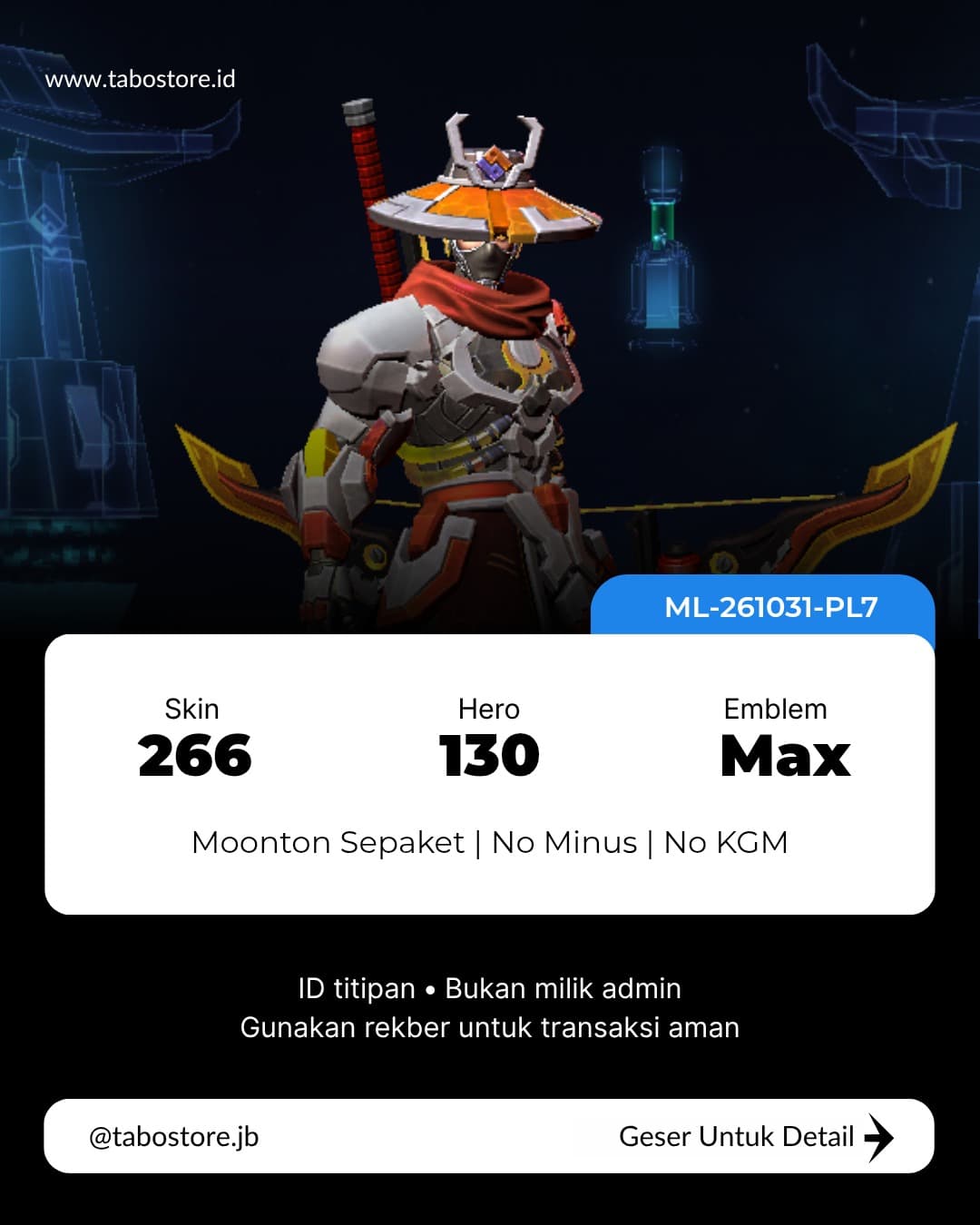130 Hero 266 Skin