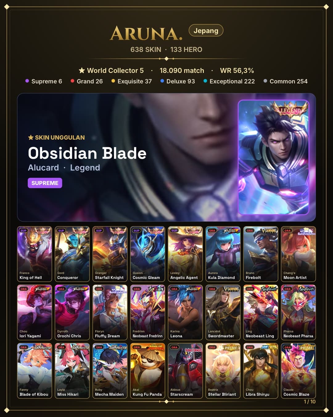 133 Hero 638 Skin