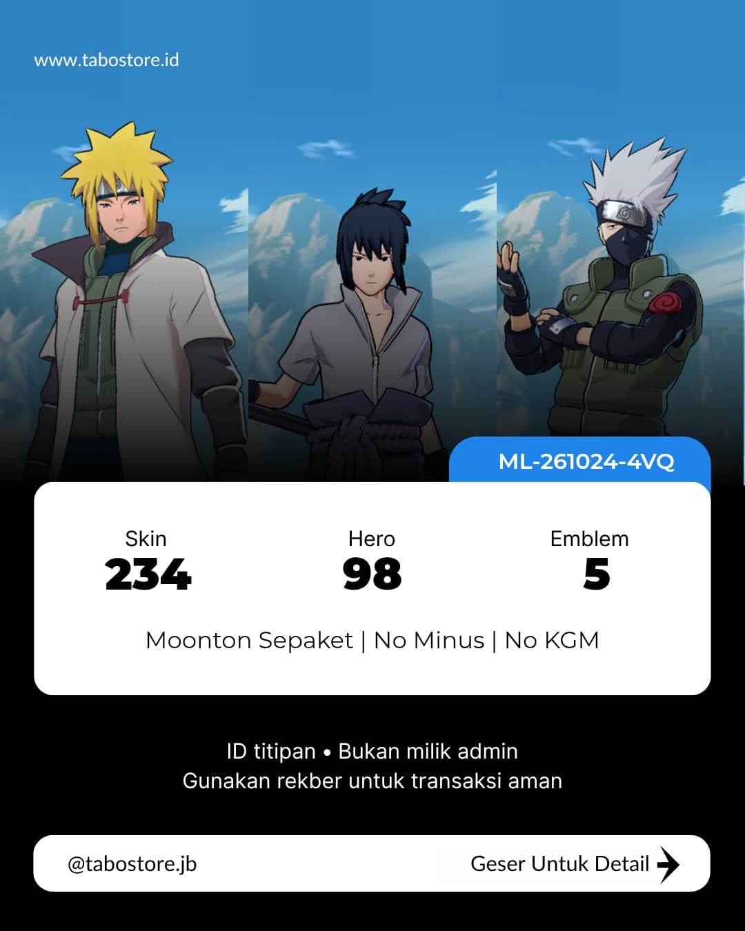 98 Hero 234 Skin