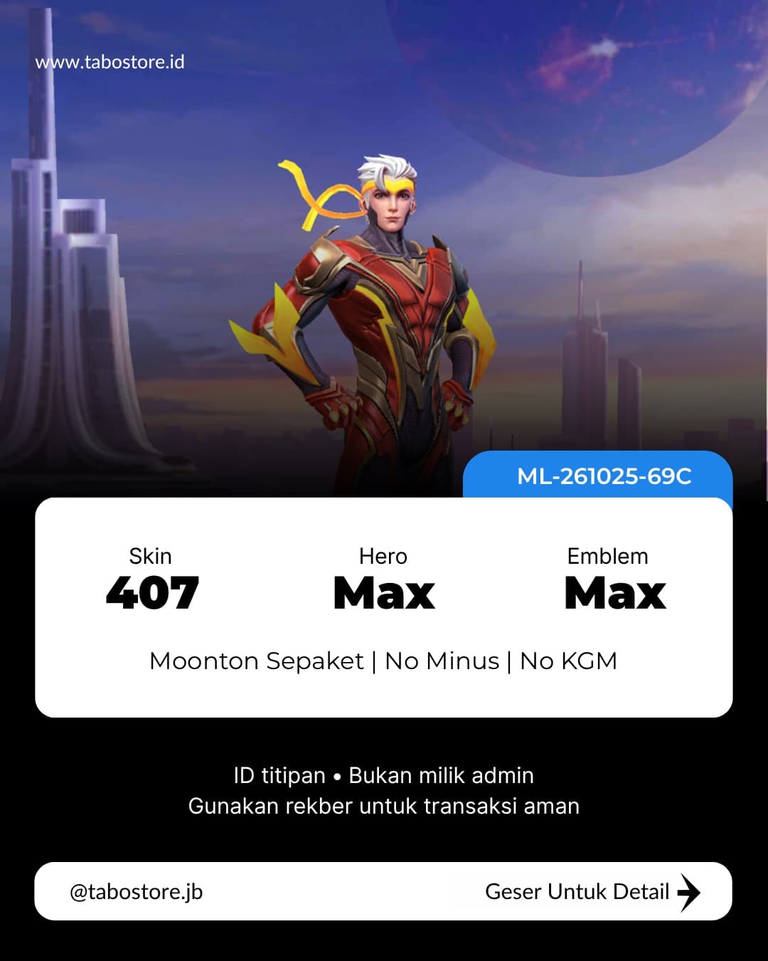 Max Hero 407 Skin