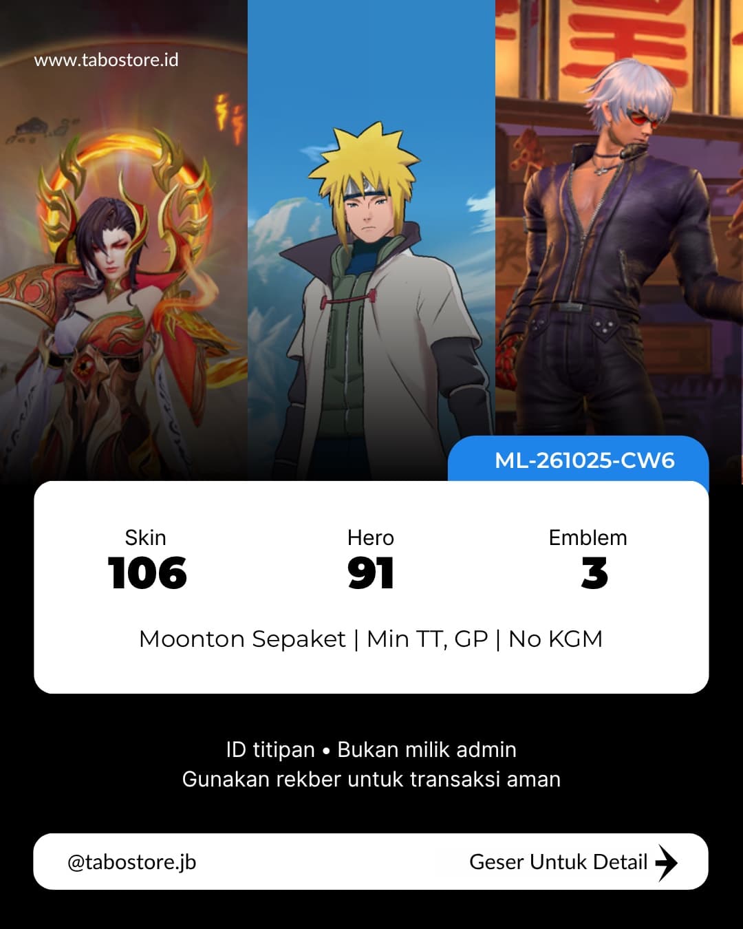 91 Hero 106 Skin