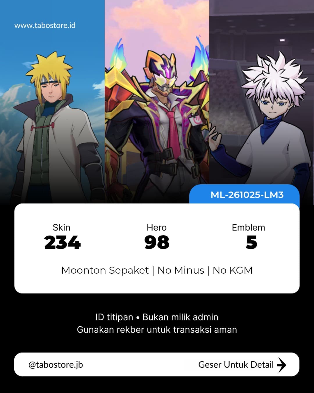 98 Hero 234 Skin