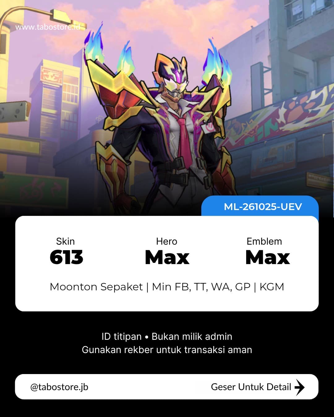 Max Hero 613 Skin