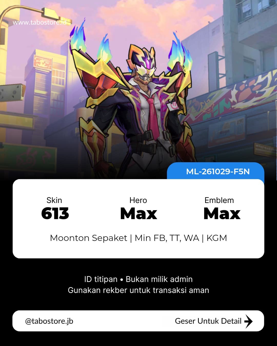 Max Hero 613 Skin