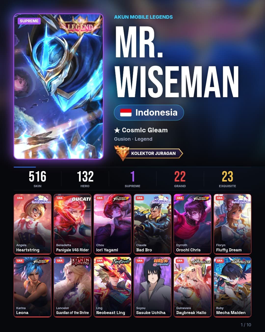 132 Hero 516 Skin